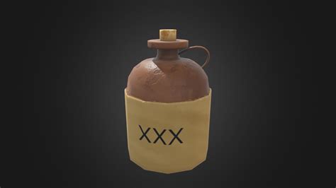 Moonshine Jug 3d Model By Wesselbrattinga 4ad0b53 Sketchfab