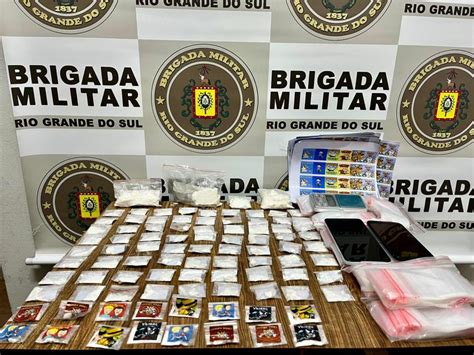 Brigada Militar prende homem por tráfico de entorpecentes em