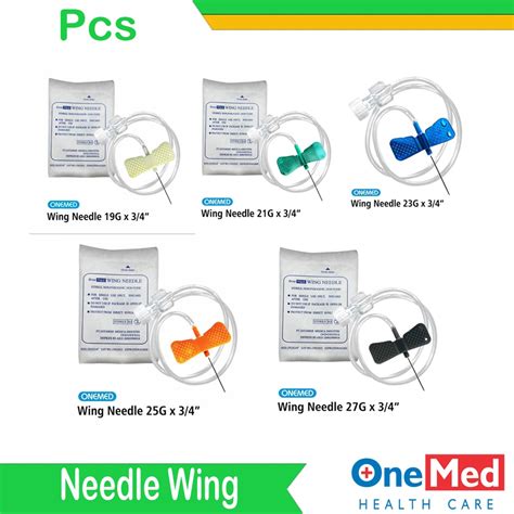 Jual Alkes Pasar Pramuka Wing Needle Scalp Vein Onemed Pcs Shopee