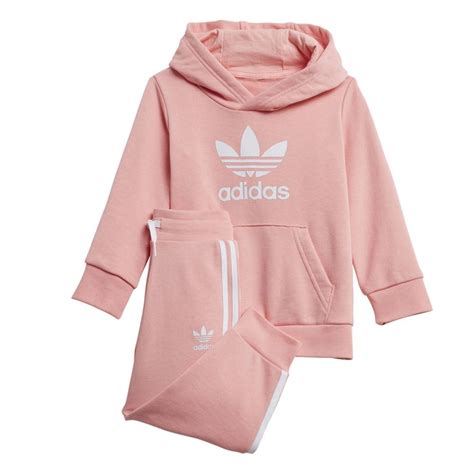 Adidas Originals Mädchen Infant Trefoil Set Jogginganzug Rosa