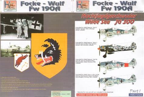 Jagdgeschwader Jg Wilde Sau Part Focke Wulf Fw A H Model