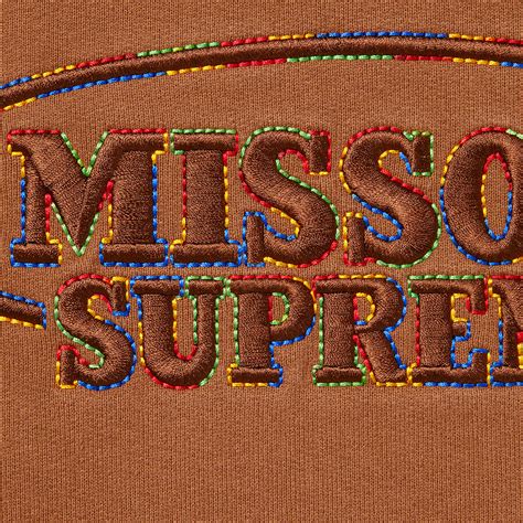 Missoni Hooded Sweatshirt Fall Winter 2021 Supreme