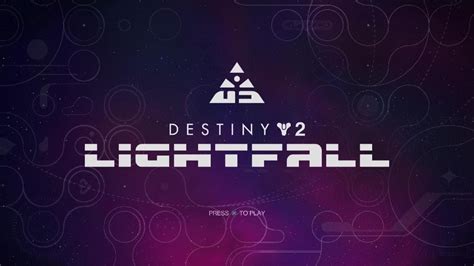 Lightfall Title Screen YouTube