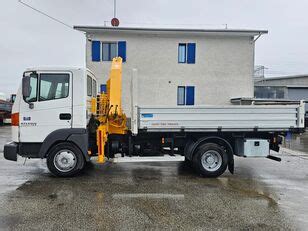 Nissan Atleon Ribaltabile Gru Dump Truck For Sale Italy San