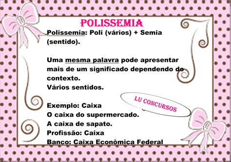 O Que é Polissemia Exemplos SOLOLEARN