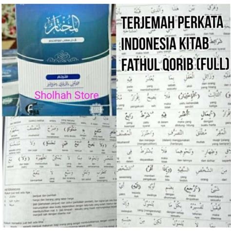 Jual Promo Ori Terjemah Kitab Fathul Qorib Makna Perkata Al Mukhtar