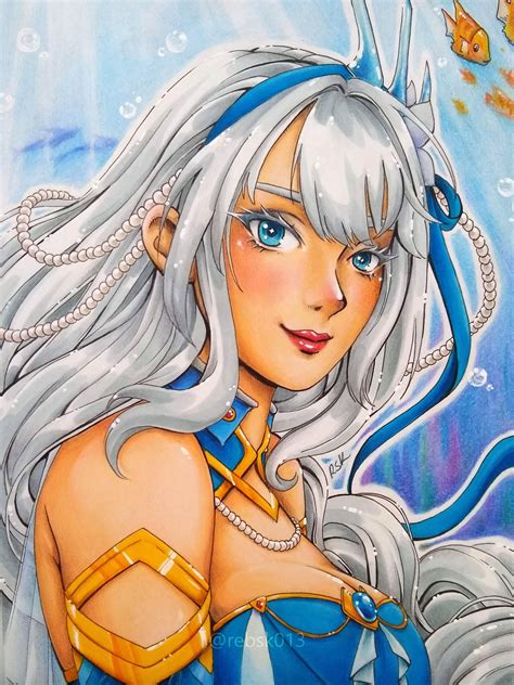 Fiona Fanart Made By Me [traditional Art] Toweroffantasy