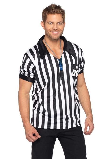 Men's Sports Referee Costume | Referee costume, Referee shirts, Leg avenue