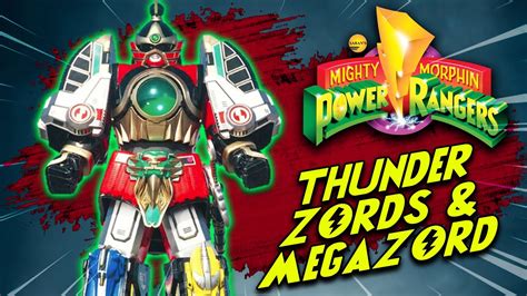 The Full Story Of The Thunder Zords Megazord Power Rangers