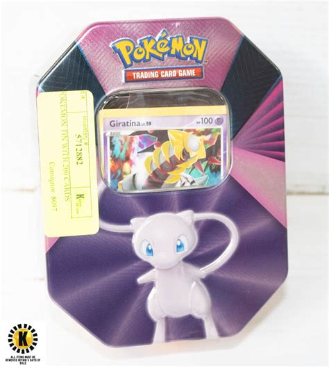 POKEMON TIN WITH 200 CARDS