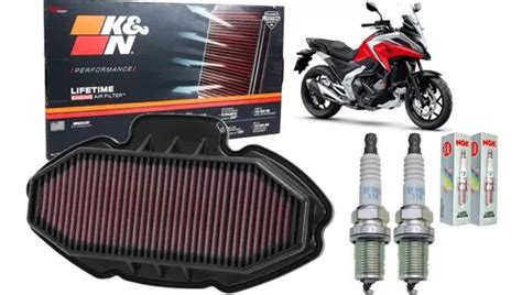 Filtro Ar K n Vela Ngk Iridium Honda Nc750x Nc750 Nc 750 X Frete grátis