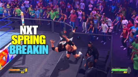 Wwe K Nxt Spring Breakin Grim Get Ambush By Bron Breakker