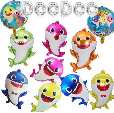 Buy Party Propz Baby Shark Foil Balloons Decorations Combo Set Of