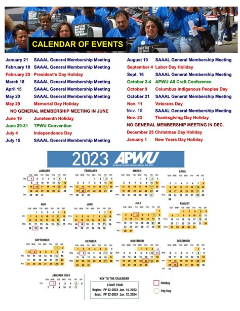 Calendar of Events - APWU