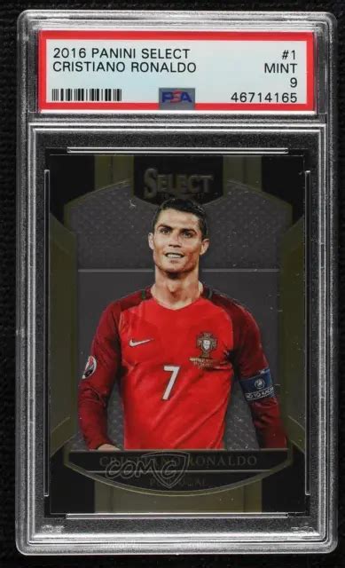 2016 17 PANINI SELECT Terrasse Cristiano Ronaldo 1 PSA 9 COMME NEUF