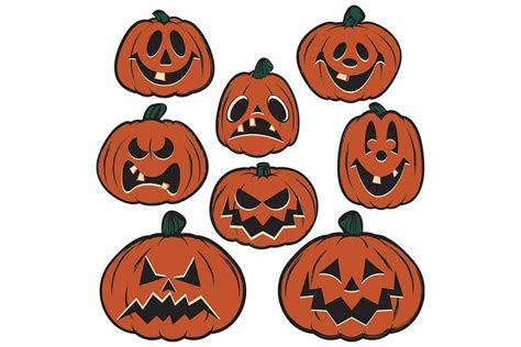 Vintage Halloween Pumpkin Jack O Lantern Cutouts Beistle Reproductions