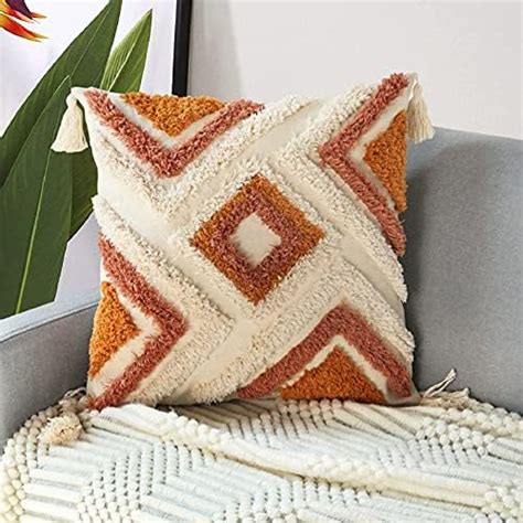 Amazon Merrycolor Boho Throw Pillow Covers X Decorative Pillow