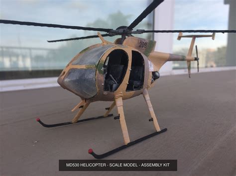 Printable Scale Model Helicopters - Assembly kits 3D Model Collection | CGTrader