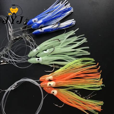 Bottom Fishing Cod Rig With Hook And Line Squid Rig Sabiki Soft Octopus