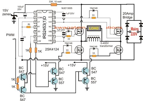 Igbt Based Voltage Stabilizer Circuit Diagram Inverter Igbt