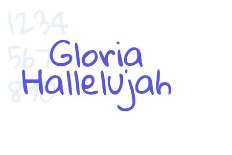 Gloria Hallelujah Font Free Download