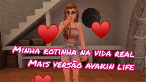 Minha rotina na vida real mas versão avankin Life YouTube