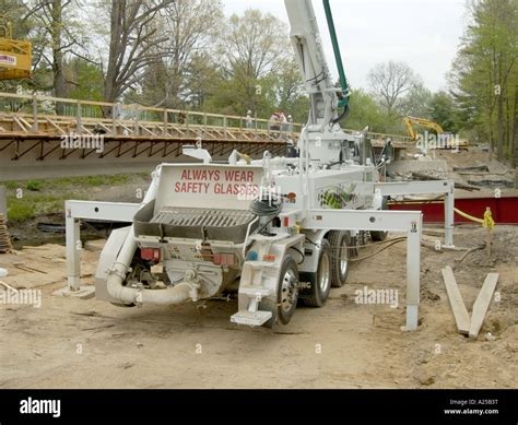 Bridge construction to open new road Stock Photo - Alamy