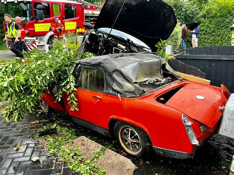 Car Crashes Into Garden After Two Vehicle Collision Yorkmix