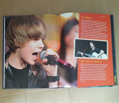 Justin Bieber Our World By Millie Rowlands Hardcopy Book With Pull