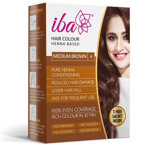 Buy Medium Brown Hair Colour Online In India Iba Cosmetics