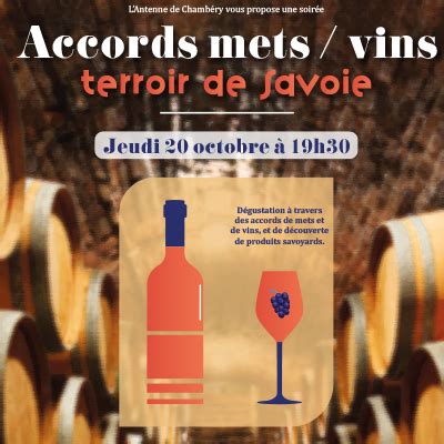 Accords Mets Vins Vignette Cmcas Pays De Savoie