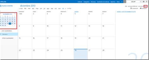 La Herramienta De Calendario En Outlook Web App Blog De La Udlap