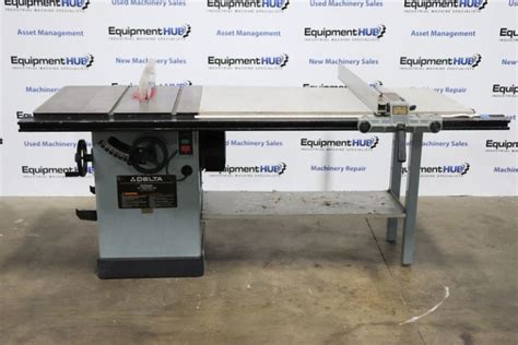 Delta 34 806 5hp 10 Unisaw Table Saw W Unifence Saw Guide The