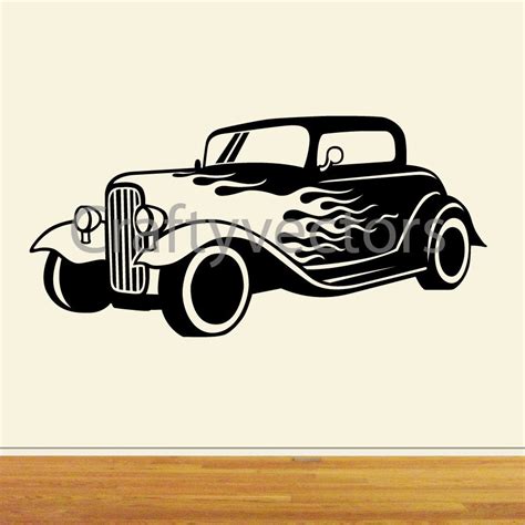 Hot Rod Cars Svg Vector Files