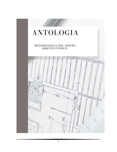 SOLUTION Antologia Metodologia Del Proyecto Arquitectonico Studypool