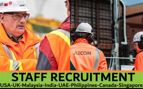 AECOM Job Openings UAE KSA USA Malaysia Singapore UK India