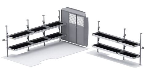 Folding Shelves Package For Ram Promaster 159 In Wb Ext 51pme