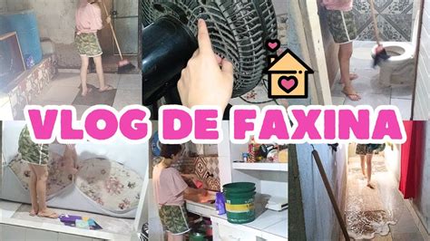 VLOG DE FAXINA FAXINA COMPLETA NA CASA TODA LAVEI BANHEIRO SALA