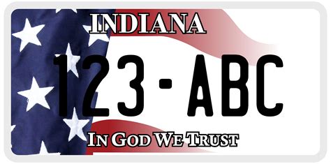 Indiana License Plate 2024 - Pris Ulrike