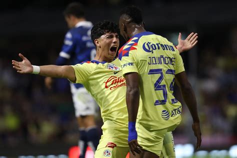 Club América Vapulea Al Puebla Con Estrenos Goleadores De Sus Refuerzos Kevin Álvarez Y Julián