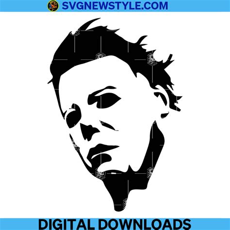 Michael Myers Svg Scary Halloween Svg Black Halloween Day Svg Horror