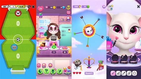 My Talking Tom Vs My Talking Tom 2 Vs My Talking Angela Vs My Talking