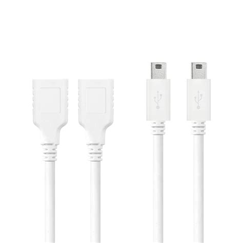 Short Mini Usb To Usb 20 Female Otg Cable 85cm