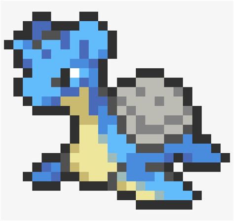 131 Lapras Mini Sprite By Andruru Pokemon Lapras Pixel Art Png Image