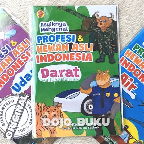 Jual Buku Asyiknya Mengenal Profesi Dan Hewan Asli Indonesia Darat By