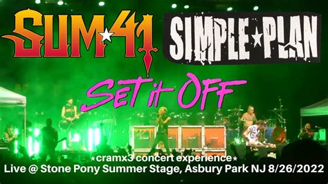 Sum 41 Simple Plan Set It Off LIVE Sold Out Stone Pony Summer