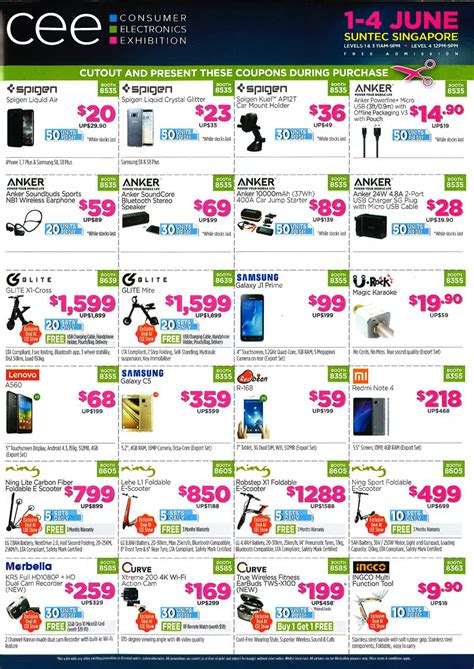 Cee Coupons Pg Brochures From Cee Singapore On Tech Show