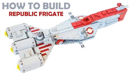 LEGO Star Wars Republic Frigate MOC Building Instructions YouTube