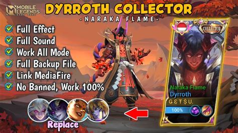 New Script Skin Dyrroth Collector No Password Full Effect Sound