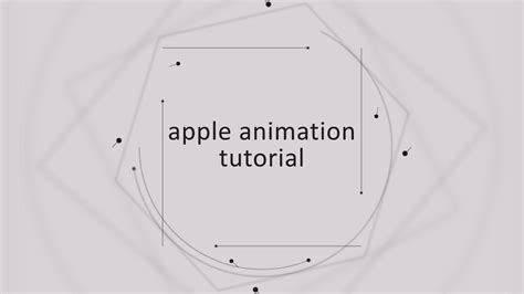 Apple Animation After Effects Tutorial Youtube